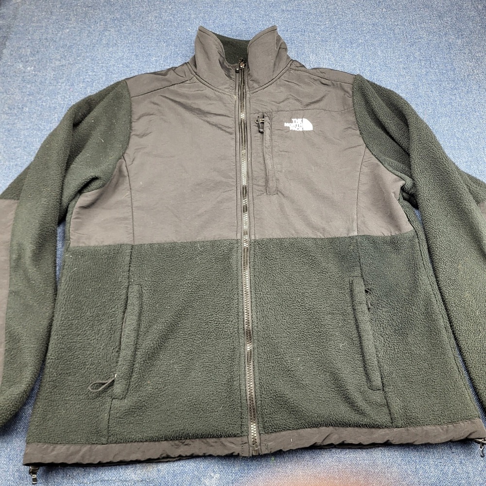 The North Face Denali Full Zip Fleece Jacket Womens XXL Black Reinforced Yoke